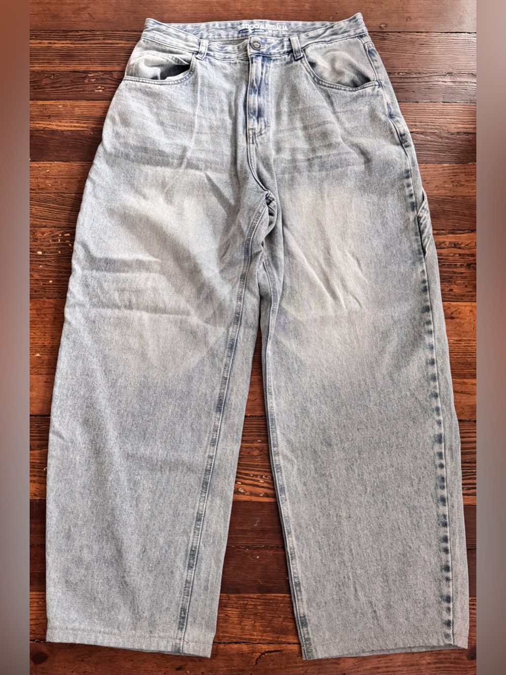 Doo Australia Jeans Baggy Balloon Wide Leg 32x30 90s Y2K Skater 100% Cotton